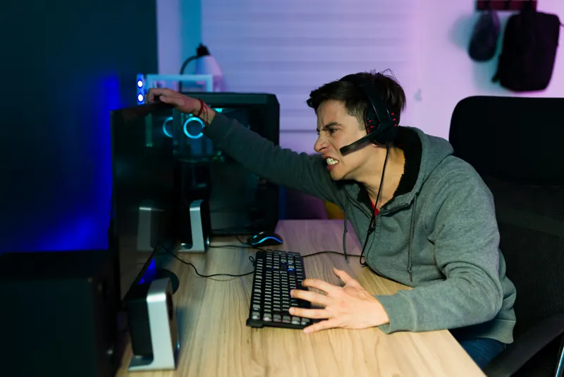 aggression and anger issues from gaming addiction