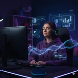 nighttime breathwork to process daily gaming stress